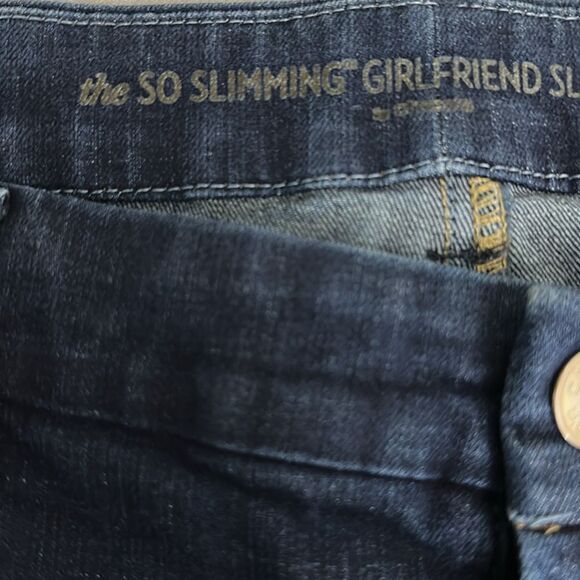 Chico's So Slimming Girlfriend Slim Leg Jeans Size 3 Short - Picture 15 of 16